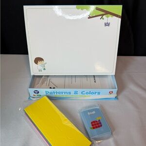 Magnetic Educational Activity Set - Patterns & Colors 2-in-1 Storage & Game NWT